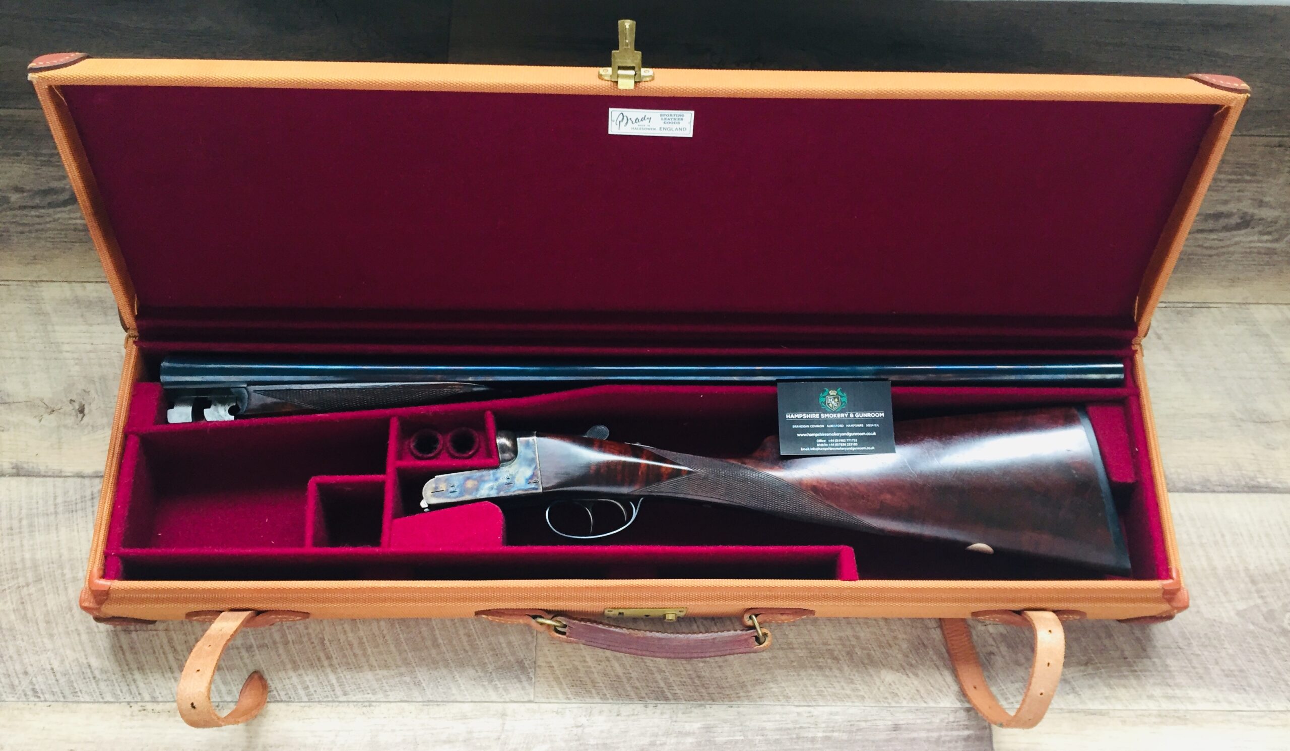 AYA No.4 12G in Brady Case | Hampshire Smokery & Gunroom